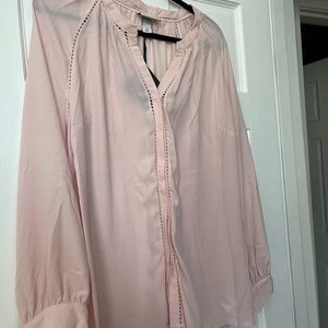Ava and Viv pink blouse